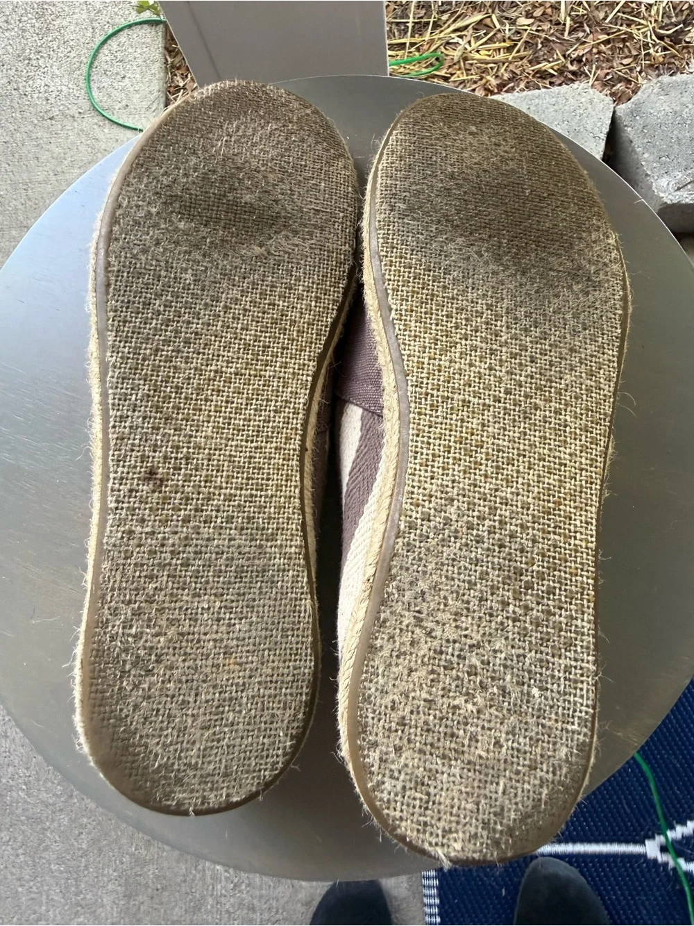 TOMS Alpargatas Ivy League Canvas Striped Slip On Shoe